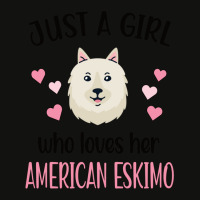 American Eskimo Girl American Eskimo Mom Dog Lover 1 Scorecard Crop Tee | Artistshot