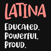 Latina Quote Educated Powerful Proud Latinas Pride Baby Beanies | Artistshot