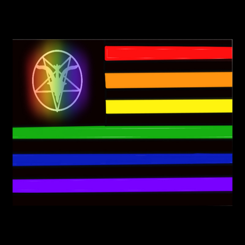 Satanic Temple Pride Flag Adjustable Cap by SEANMCDONOUGH | Artistshot