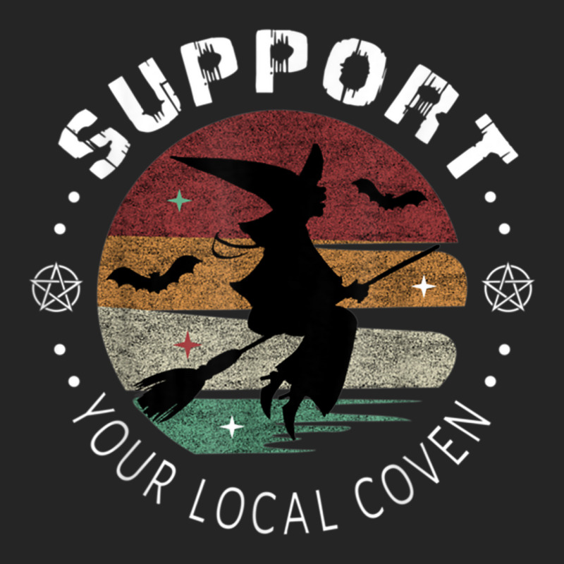 Support Your Coven Witchy Halloween Witch Coven Vibe Unisex Hoodie by Sombre | Artistshot