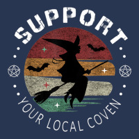 Support Your Coven Witchy Halloween Witch Coven Vibe Men Denim Jacket | Artistshot