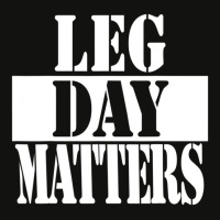 Leg Day Matters Workout Quote Scorecard Crop Tee | Artistshot