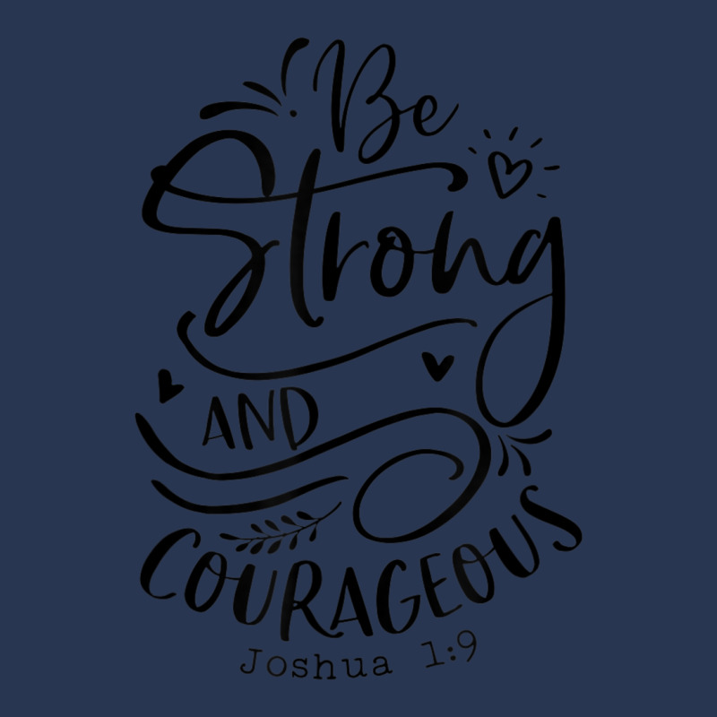 Be Strong And Courageous T-shirt, Religious, Spiritual Tees Ladies Denim Jacket by cm-arts | Artistshot