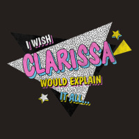 Womens Nickelodon Clarissa Explains It All I Wish She'd Explain It V-n Tank Top | Artistshot