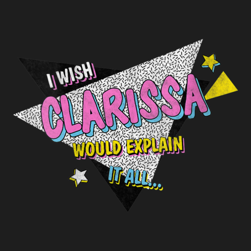 Womens Nickelodon Clarissa Explains It All I Wish She'd Explain It V-n Classic T-shirt | Artistshot