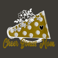 Womens Cheer Bonus Mom Shirt, Gold Megaphone Heart Flower Accent V Nec Bucket Hat | Artistshot