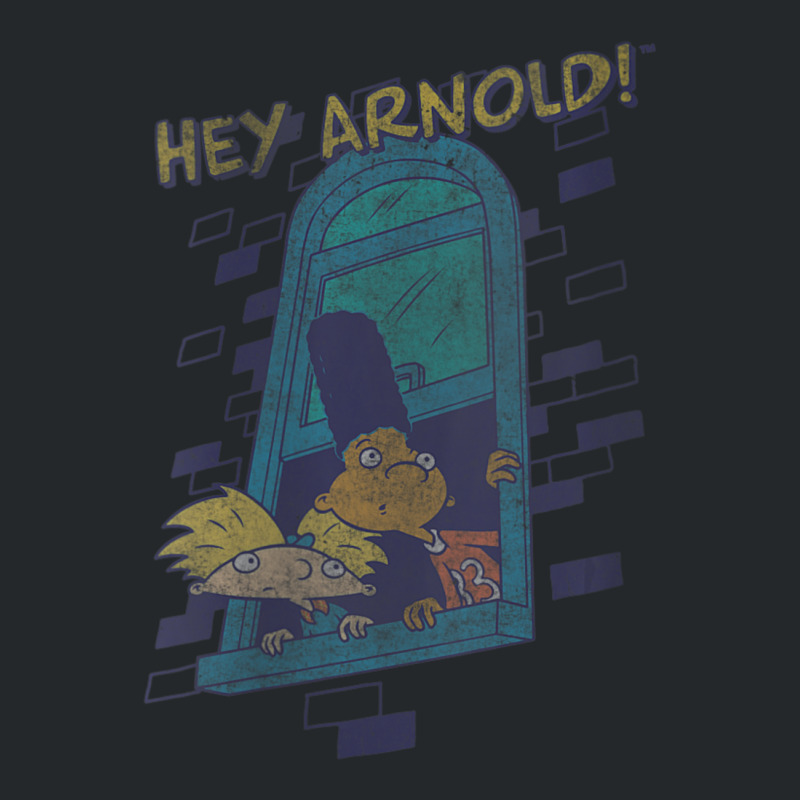 Womens 90s Hey Arnold On The Lookout V-neck Crewneck Sweatshirt by cm-arts | Artistshot