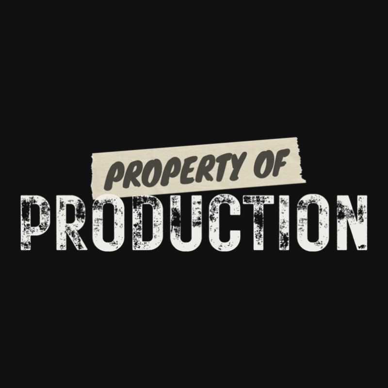 Property Of Production (filmtv) Metal Print Vertical | Artistshot