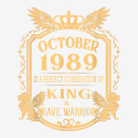 King Born In October 1989 Is A Combination King Birthday Gif T Shirt Adjustable Cap | Artistshot