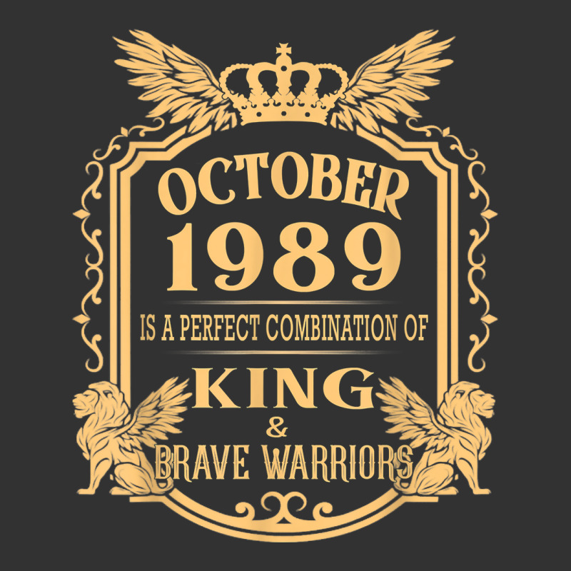 King Born In October 1989 Is A Combination King Birthday Gif T Shirt Baby Bodysuit by cm-arts | Artistshot