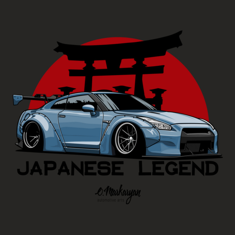 Gtr. Japanese Legend (blue) Ladies Fitted T-Shirt by ThomasAndruska | Artistshot