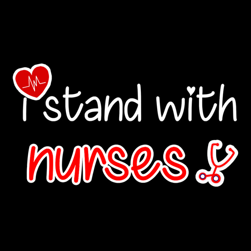 I Stand With Nurses Adjustable Cap | Artistshot