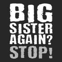 Big Sister Again Stop Vintage Sister Day Quote Men's T-shirt Pajama Set | Artistshot