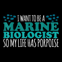 My Life Has Porpoise Future Marine Biologist T Shirt Adjustable Cap | Artistshot