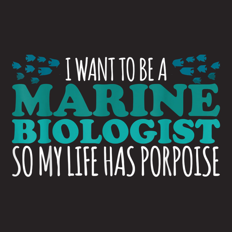 My Life Has Porpoise Future Marine Biologist T Shirt Vintage Cap | Artistshot