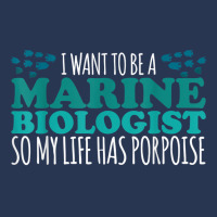 My Life Has Porpoise Future Marine Biologist T Shirt Men Denim Jacket | Artistshot