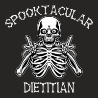 Womens Funny Spooky Spooktacular Dietitian Halloween V Neck T Shirt Ladies Fitted T-shirt | Artistshot