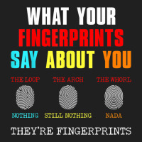 What Your Fingerprints Say Forensic Scientist Novelty Drawstring Bags | Artistshot