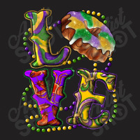 Mardi Gras Love With King Cake T-shirt | Artistshot