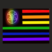 Satanic Temple Pride Flag Ladies Fitted T-shirt | Artistshot