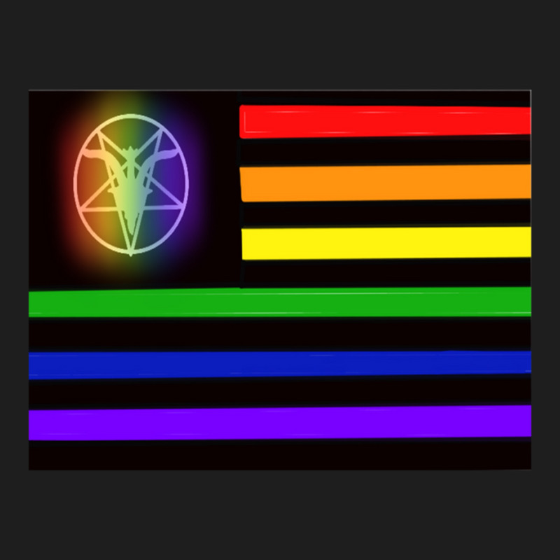 Satanic Temple Pride Flag Classic T-shirt by SEANMCDONOUGH | Artistshot