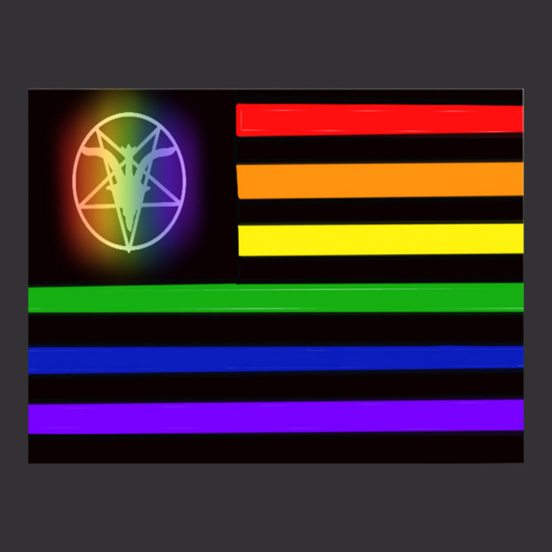 Satanic Temple Pride Flag Vintage Short by SEANMCDONOUGH | Artistshot