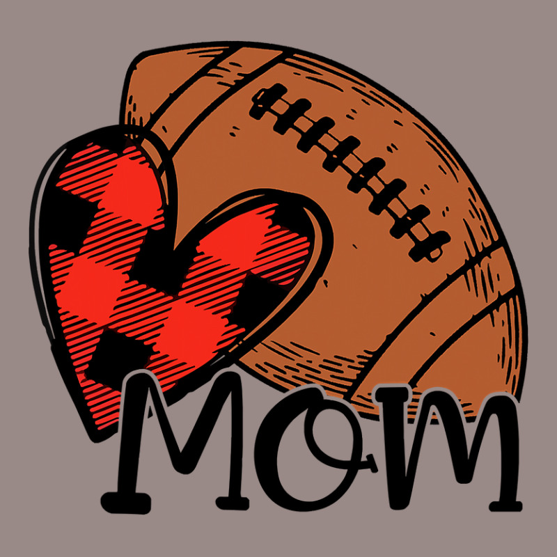 Football Football Mom Cute Football Heart 135 Football Player Vintage T-Shirt by coolquirrell | Artistshot