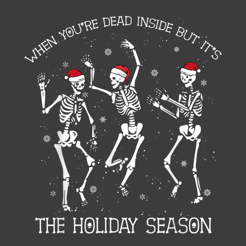 Skeleton When You're Dead Inside But It's The Holiday Season Men's Polo Shirt by Sombre | Artistshot