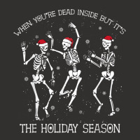 Skeleton When You're Dead Inside But It's The Holiday Season Champion Hoodie | Artistshot