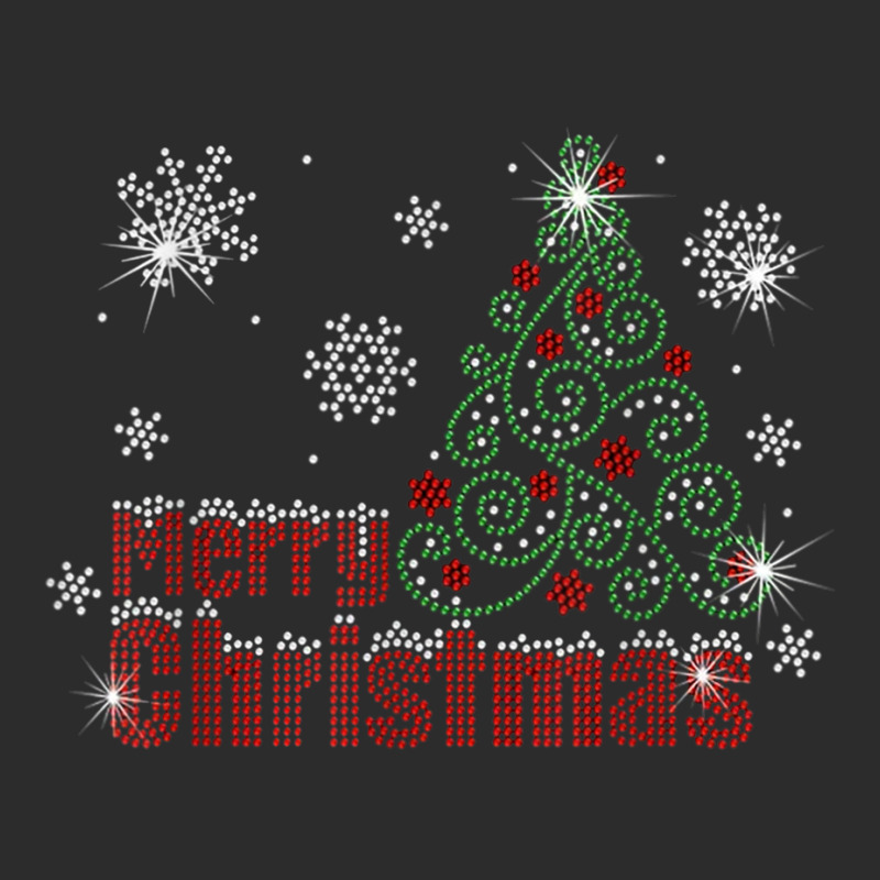 Sparklenation Merry Christmas Tree Bling Rhinestone T Shirt Exclusive T-shirt by cm-arts | Artistshot