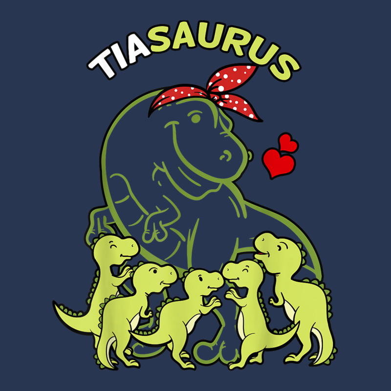 Tiasaurus Tia 5 Kids Dinosaur Aunt Auntie Tita T Shirt Men Denim Jacket | Artistshot