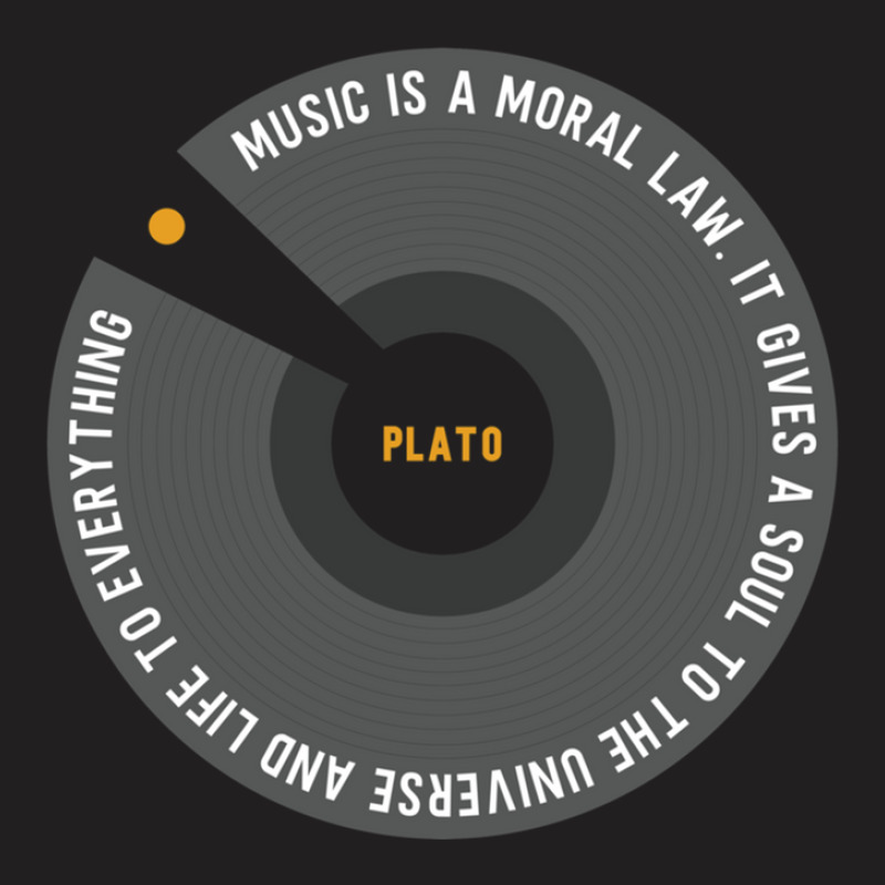 Music Is A Moral Law - Plato 1 T-Shirt by saterseim | Artistshot