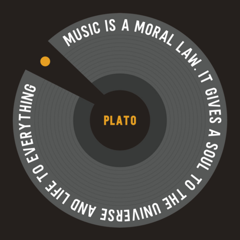 Music Is A Moral Law - Plato 1 Tank Top by saterseim | Artistshot