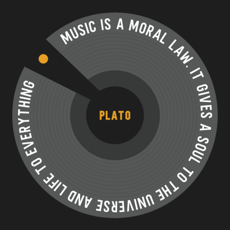 Music Is A Moral Law - Plato 1 Classic T-shirt by saterseim | Artistshot