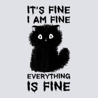 It's Fine I'm Fine Everything Is Fine Stressed Out Black Cat Premium T Bucket Hat | Artistshot