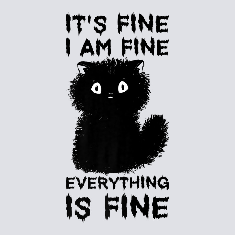 It's Fine I'm Fine Everything Is Fine Stressed Out Black Cat Premium T Bucket Hat by cm-arts | Artistshot