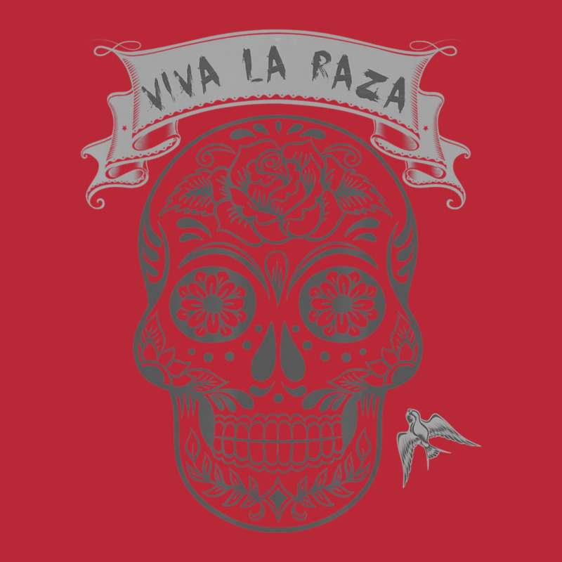 Candy Skull, Viva La Raza Quote Women's V-Neck T-Shirt by cm-arts | Artistshot