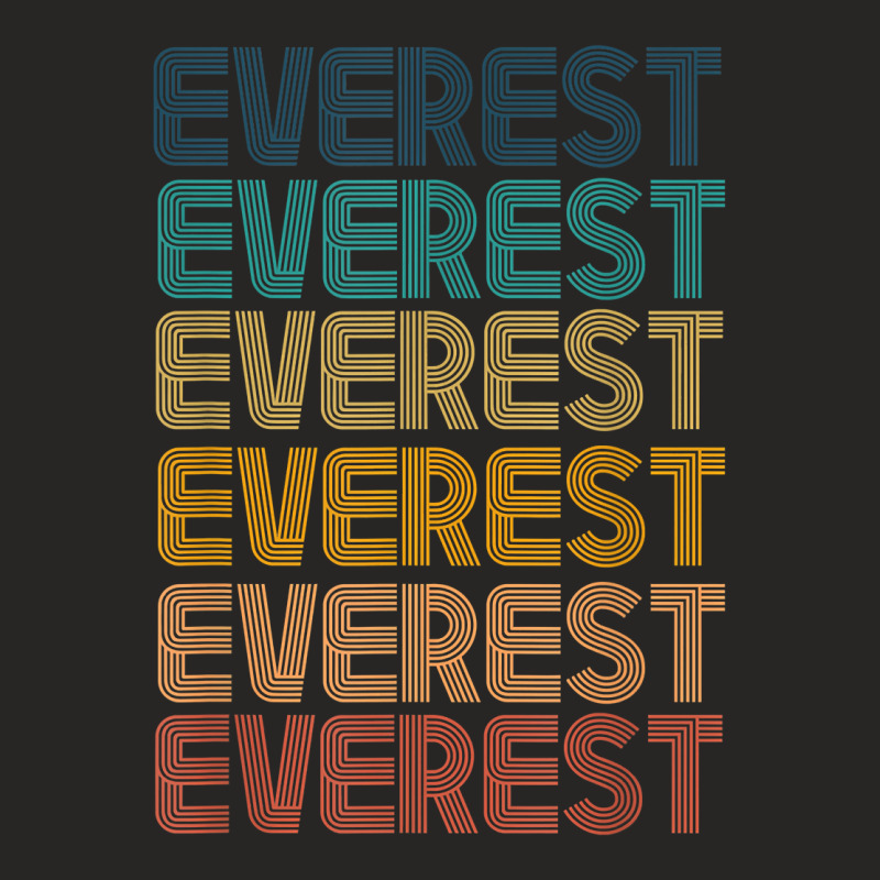 Retro Vintage Everest Classic Name Cool 80s 90s T Shirt Ladies Fitted T-Shirt by cm-arts | Artistshot