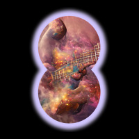 Beautiful Guitar Instrument Abstract Futuristic Musician Digital Art Adjustable Cap | Artistshot