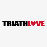 Cool Design For Triathlon With Lots Of Love Ladies Fitted T-shirt | Artistshot