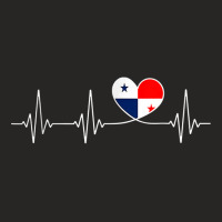 Panamá Love Heartbeat And Panamanian Flag Heart Panama T Shirt Ladies Fitted T-shirt | Artistshot