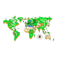 World Map Smw Snes Style Gift Stainless Steel Water Bottle | Artistshot