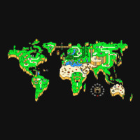 World Map Smw Snes Style Gift Rectangle Patch | Artistshot