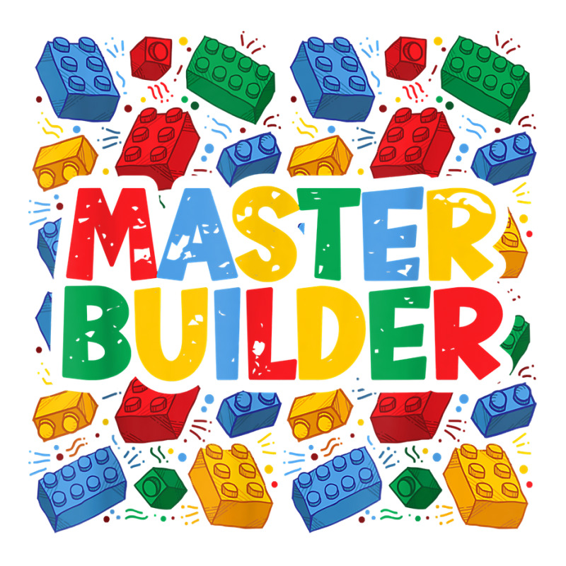 Vintage Master Builder Shirt Funny Brick Builder Blocks Gift T Shirt Youth Tee by cm-arts | Artistshot