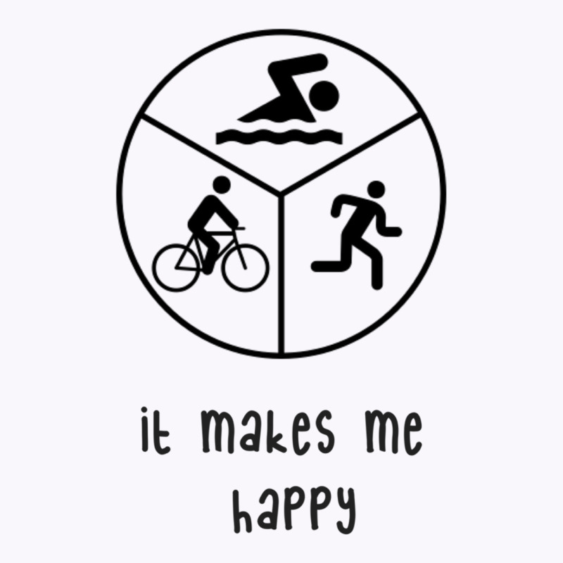 It Makes Me Happy Triathlon Tank Top by YAMARIMULERO | Artistshot