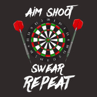 Darts Lover Design For Dartboard Player   Aim Shoot Swear T Shirt Racerback Tank | Artistshot