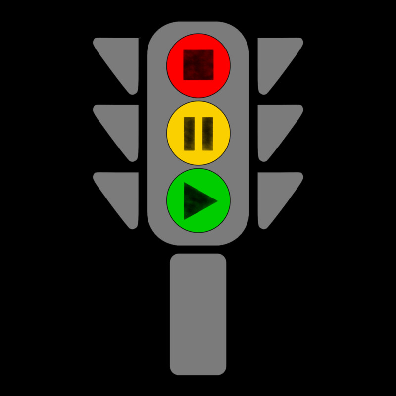 Traffic Lights (stop V-Neck Tee by JAMESDSHARP | Artistshot