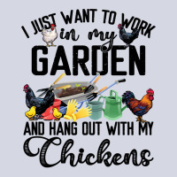 Chicken I Just Want To Work In My Garden Hang Out With My Chickens 70  Fleece Short | Artistshot