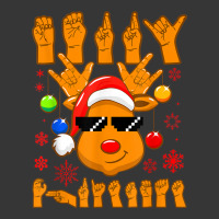 Deaf Christmas Reindeer Tee Asl American Sign Language Tee U Toddler Hoodie | Artistshot