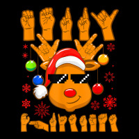 Deaf Christmas Reindeer Tee Asl American Sign Language Tee U Baby Tee | Artistshot